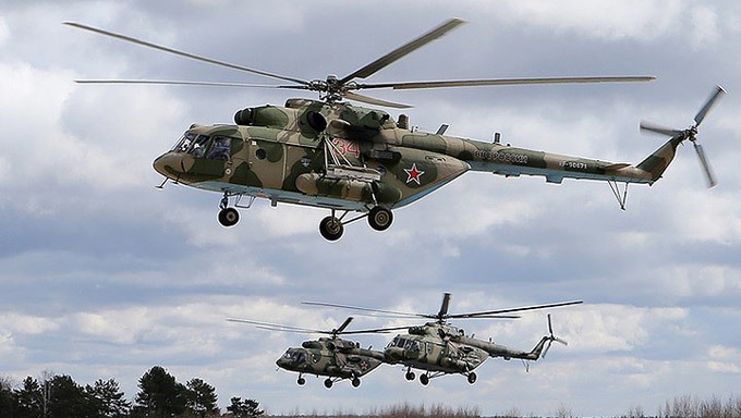 Sức mạnh đáng nể của lực lượng trực thăng quân sự Nga