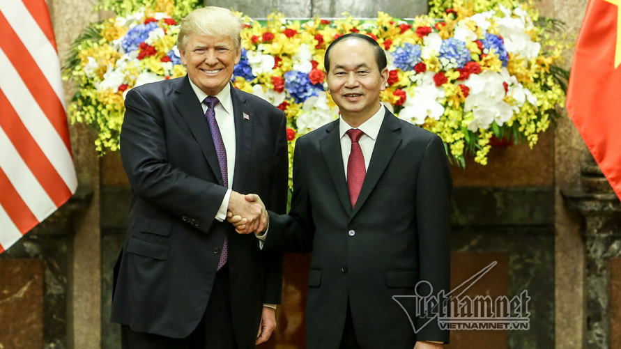 Tổng thống Trump: Chủ tịch nước Trần Đại Quang là người bạn tuyệt vời của Mỹ