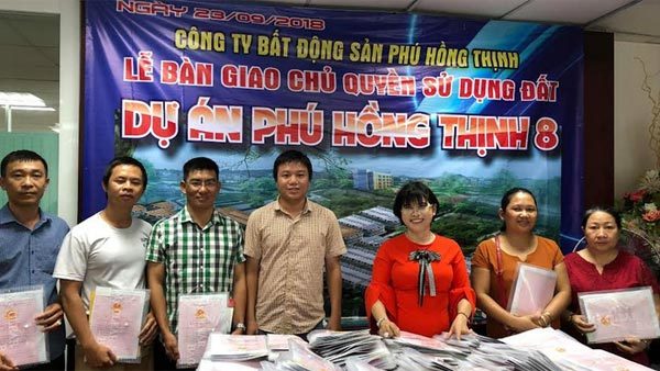 Phú Hồng Thịnh trao 658 sổ hồng cho khách hàng