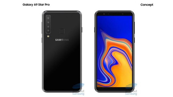 Lộ ảnh Samsung Galaxy A9 Star Pro với 4 camera sau