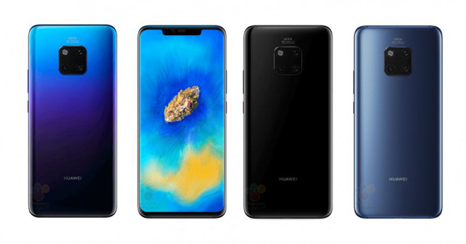 Huawei Mate 20 Pro xuất hiện với thiết kế 'độc'