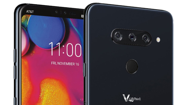 Lộ hình ảnh điện thoại cao cấp LG V40 ThinQ với 3 camera sau