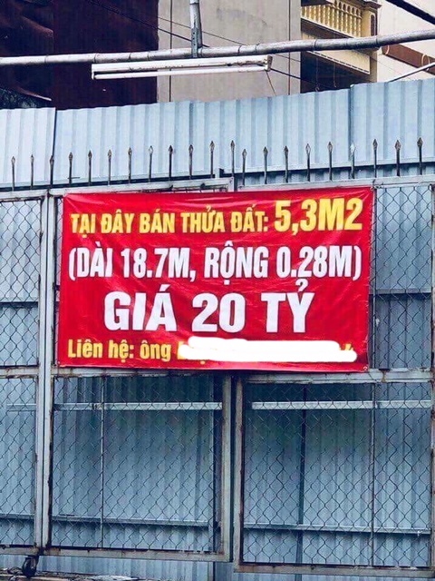 Rao bán miếng đất Hà Nội gần 4 tỷ/m2, thế giới cũng chào thua