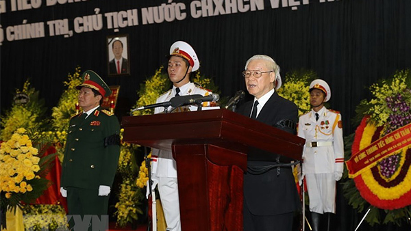 'Đồng chí Trần Đại Quang luôn đặt lợi ích của Đảng, của dân tộc lên trên hết'