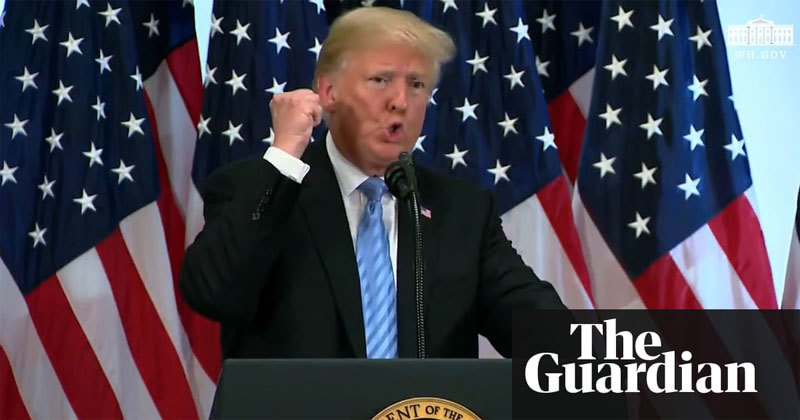 Những khoảnh khắc bá đạo của ông Trump khi họp báo