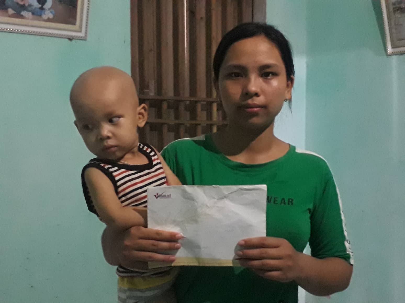 Bé Vi Văn Nhật Tường được bạn đọc ủng hộ hơn 34 triệu đồng