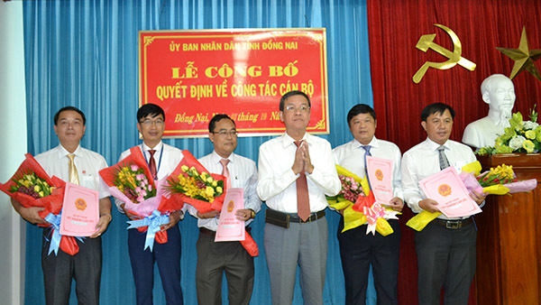 Nhân sự mới 6 địa phương