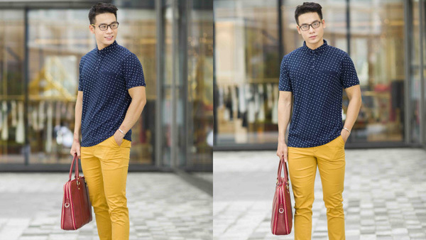 Nam vương Cao Xuân Tài ‘cool’ với áo thun F2 for Men