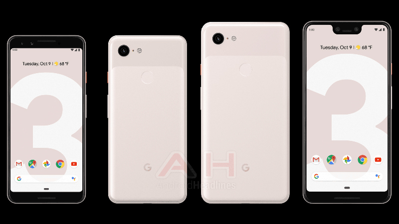 Google Pixel 3 sẽ có màu hồng cát?