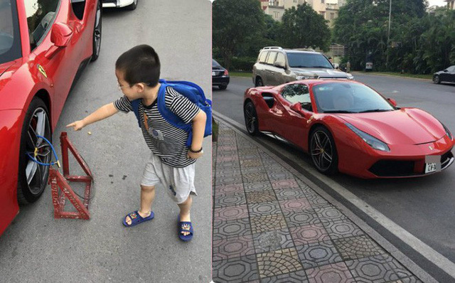 Siêu xe bị xích bánh giữa phố, 2 ngày không ai tới nhận