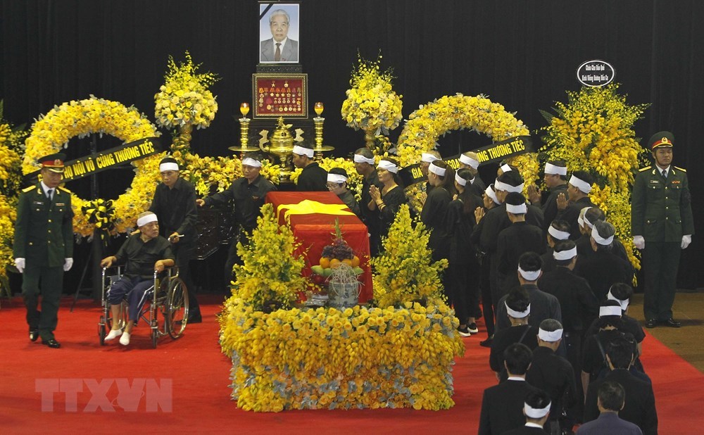 Hình ảnh xúc động tại lễ tang nguyên Tổng bí thư Đỗ Mười