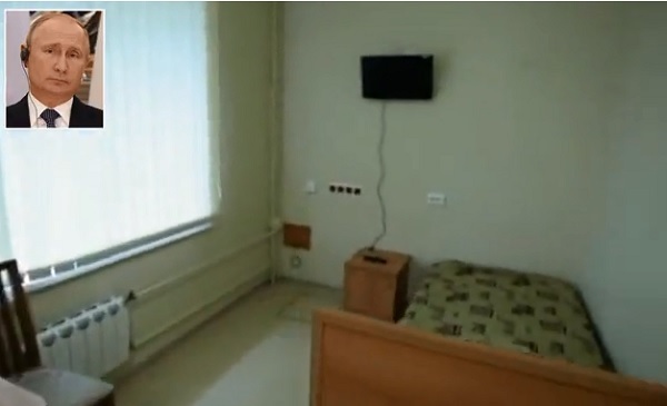 Truyền hình Nga tiết lộ phòng ký túc xá của Putin