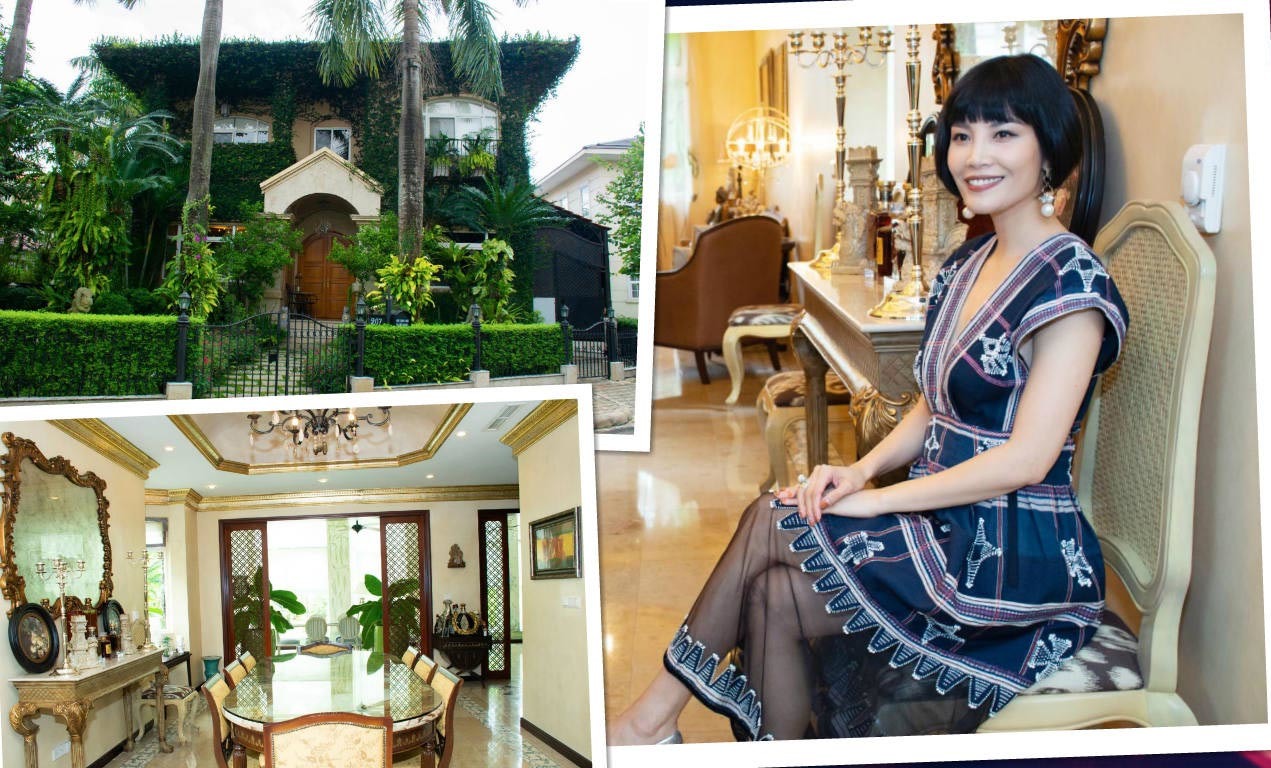 Biệt thự kiểu Pháp rộng 500m2 của siêu mẫu Vũ Cẩm Nhung
