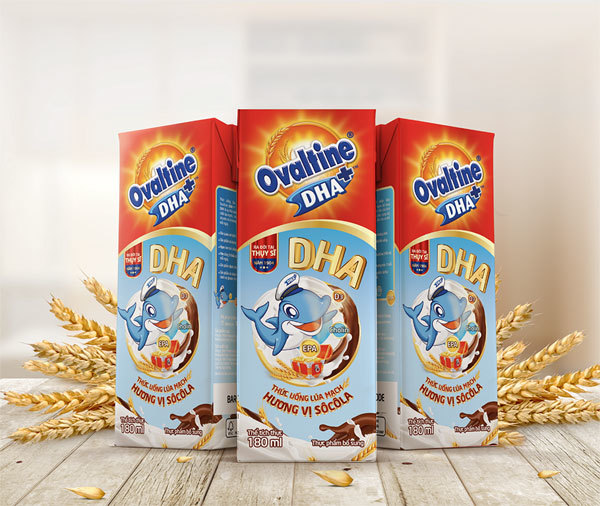 Ovaltine ra mắt sản phẩm ca cao lúa mạch bổ sung DHA