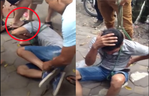 Đánh đập, bêu riếu kẻ trộm: phạm tội 