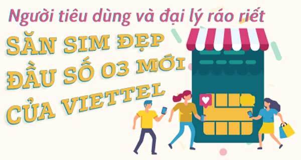 Hậu chuyển đổi số, sim đẹp đầu 03 được ‘săn lùng’