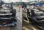 Phó giám đốc Sở TN&MT Đà Nẵng đâm xe lật ngửa, vợ tử vong