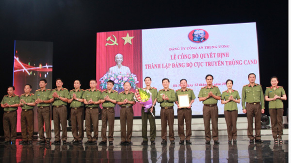 Công bố quyết định tổ chức, cán bộ của Đảng ủy Công an TƯ