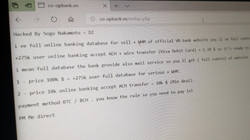 Một ngân hàng Việt bị tấn công, hacker ‘dọa’ bán 275.000 dữ liệu Một ngân hàng Việt bị tấn công, hacker ‘dọa’ bán 275.000 dữ liệu