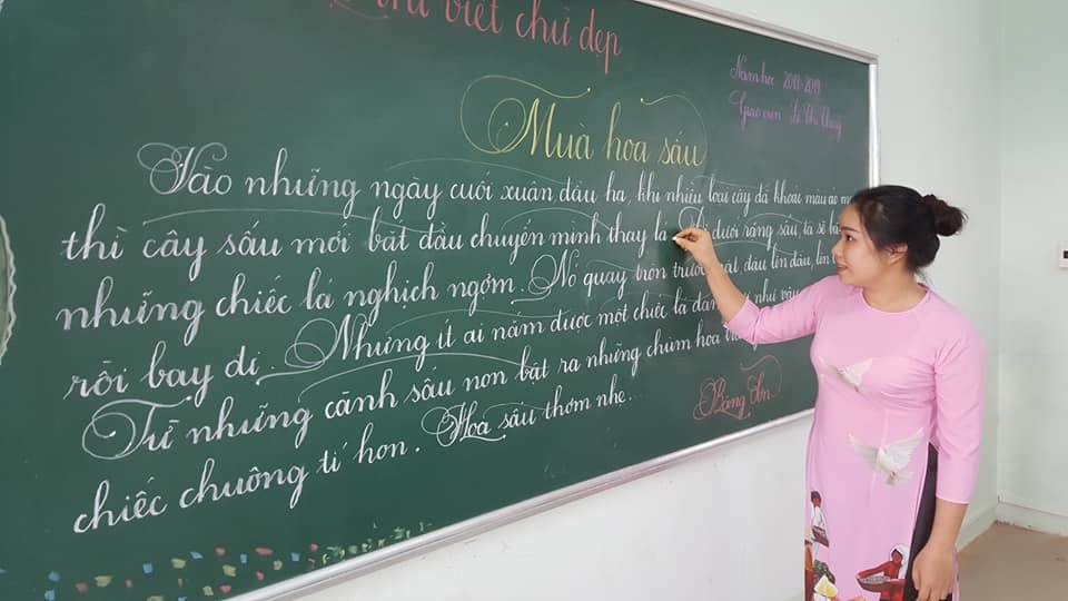 18 bài thi viết chữ đẹp của các cô giáo khiến dân mạng sục sôi