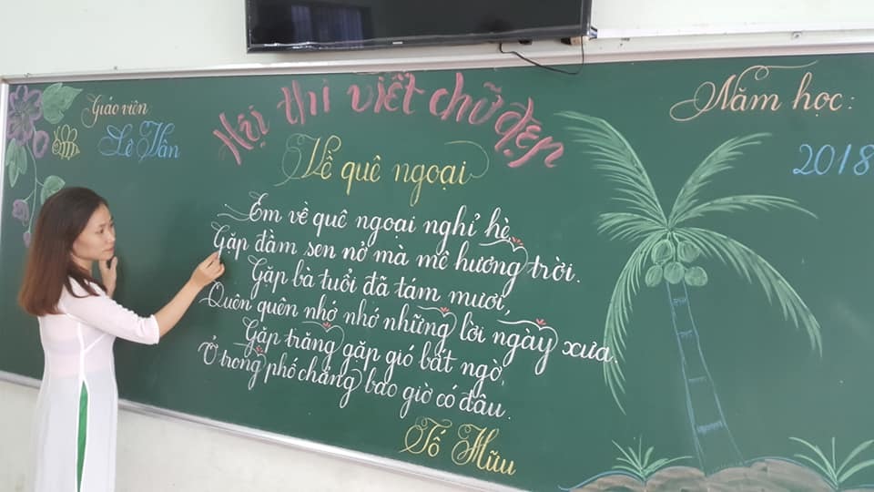 18 bài thi viết chữ đẹp của các cô giáo khiến dân mạng sục sôi