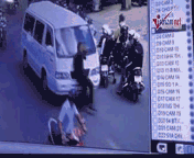 Bị chặn bắt, xe khách ủi cảnh sát hàng trăm mét trên phố Đà Lạt
