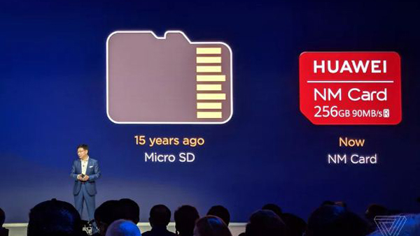 Huawei bỏ thẻ nhớ trên điện thoại, thay bằng thẻ nano