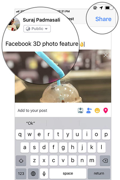 Cách tạo và đăng ảnh 3D cực ngầu lên Facebook