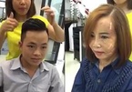 Cô dâu 62 tuổi đi làm tóc với khuôn mặt sưng phồng sau phẫu thuật