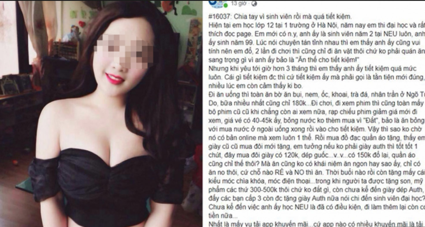 20/10 đá phũ phàng bạn trai chỉ vì tặng trà sữa không tặng giày hàng hiệu