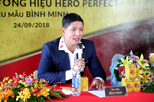 Siêu mẫu Bình Minh làm đại sứ thương hiệu hỗ trợ sinh lý nam
