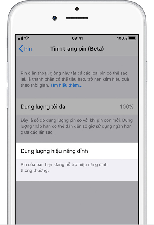Kiểm tra mức độ chai pin iPhone trên iOS 12