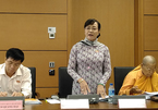 Bà Nguyễn Thị Quyết Tâm nói về lý do nữ cử tri ném giày