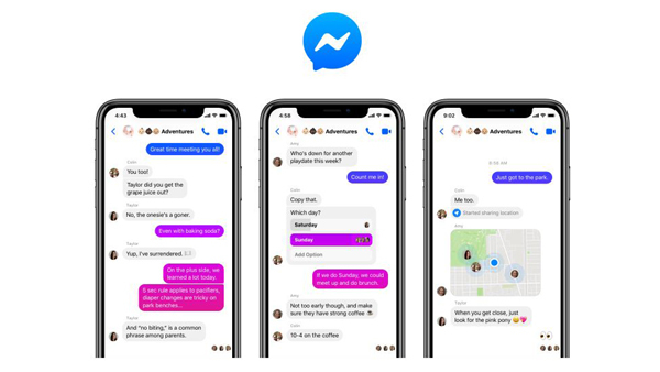 Facebook ra mắt phiên bản mới của ứng dụng Facebook Mesenger