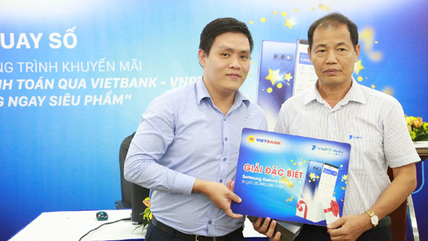 Thanh toán Vietbank- VNPT Pay, nhiều khách hàng trúng siêu phẩm