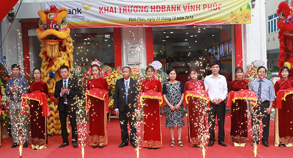 Khai trương HDBank chi nhánh Vĩnh Phúc