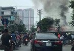 Hà Nội: Cháy dữ dội tiệm sửa xe máy sau tiếng nổ lớn