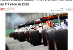 Quốc tế đưa tin: Việt Nam đăng cai đua F1 vào 2020