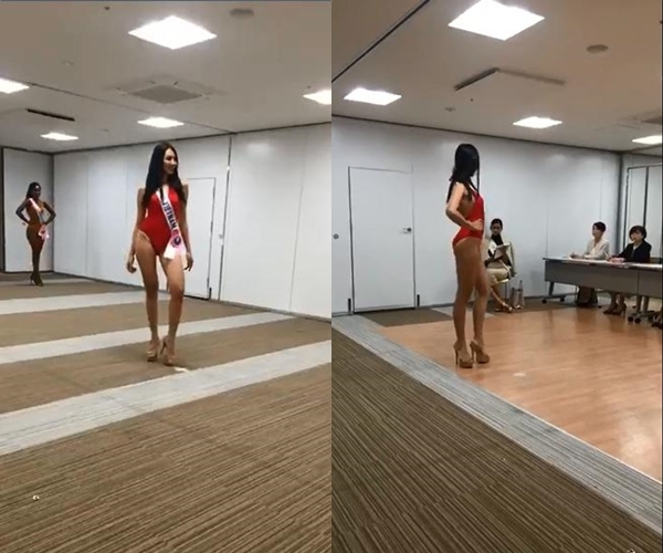 Miss International 2018: Thùy Tiên nóng bỏng trong phần thi bikini