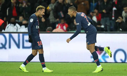 Mbappe và Neymar cùng vẽ tuyệt phẩm, PSG lập kỷ lục