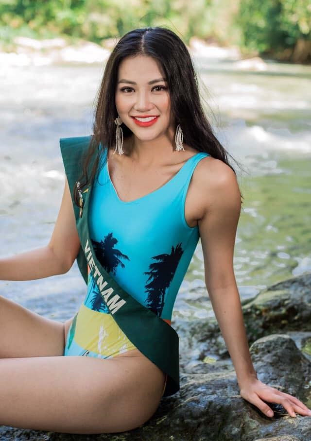 Nhan sắc nóng bỏng của mỹ nhân Việt đầu tiên đăng quang Miss Earth