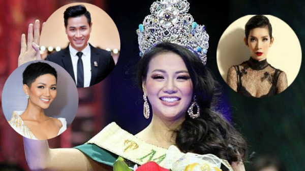 Sao Việt vỡ òa khi Phương Khánh đăng quang Hoa hậu Trái đất