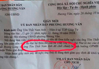 Lỗi giấy mời gây 'chết người' của phường Hương Văn