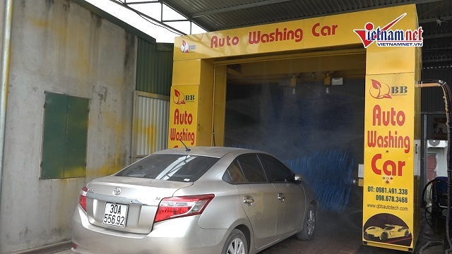 Hệ thống rửa xe tự động 'made in Vietnam', rửa ô tô chỉ trong 3 phút