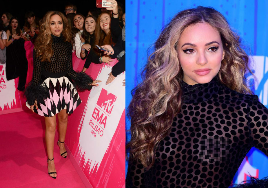 Thành viên nhóm nhạc nổi tiếng lộ ngực trên thảm đỏ MTV EMAs 2018