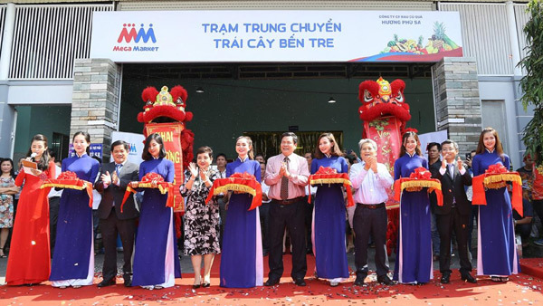 MM Mega Market vận hành Trạm trung chuyển trái cây Bến Tre