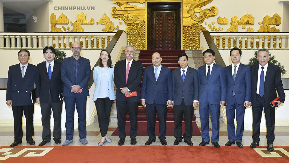 Thủ tướng tiếp lãnh đạo tập đoàn đưa Giải đua F1 vào Việt Nam