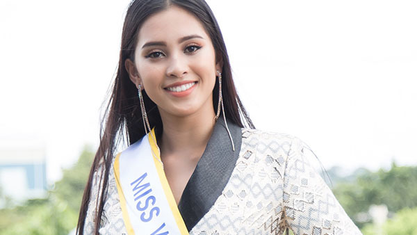 Hoa hậu Trần Tiểu Vy tự tin lên đường chinh chiến Miss Word 2018