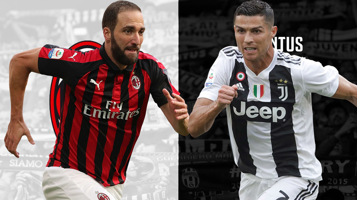 Kèo Milan vs Juventus: Higuain quyết đấu Ronaldo