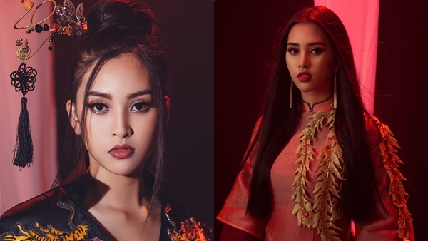 Tiểu Vy hát 'Lạc trôi' của Sơn Tùng trong phần thi tài năng tại Hoa hậu Thế giới